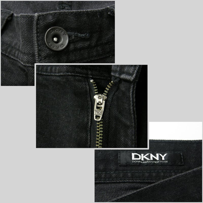 DKNY / ダナキャランニューヨーク ストレッチ ブラックデニム パンツ 