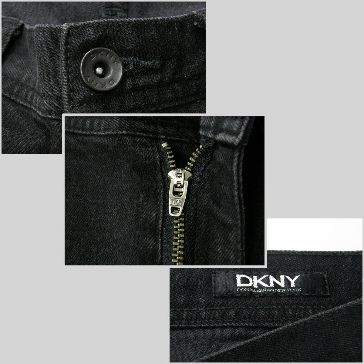 DKNY / ダナキャランニューヨーク ストレッチ ブラックデニム DKNY / ダナキャランニューヨーク ストレッチ ブラックデニム