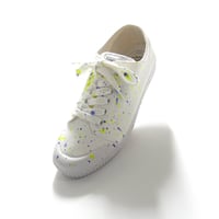 Spring Court × BEAMS LIGHTS ／ スプリングコート × ビームスライツ　G2 CANVAS スプラッシュペイント スニーカー スペイン製 41 ｜ オールシーズン