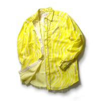 MASU ／ エムエーエスユー　ウエスタンシャツ SEE-THROUGH WESTERN SHIRT  長袖シャツ ゼブラ イエロー ｜ オールシーズン　（No.350242）
