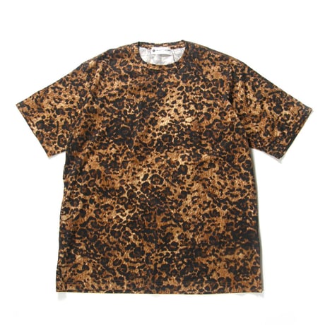 NEGATIVE DENIM ／ ネガティブデニム　天竺 コットン Tシャツ 日本製 レオパード ｜ オールシーズン　（No.350069）