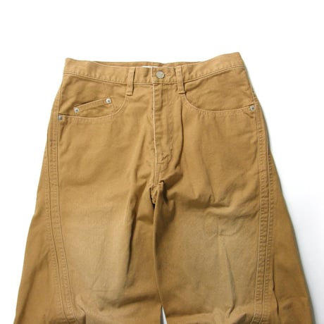 NVRFRGT × WISM ／ ネヴァーフォーゲット × ウィズム　ダック生地 カーブパンツ 日本製 ヴィンテージウォッシュ ｜ オールシーズン