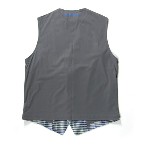 BEAMS GOLF PURPLE LABEL × Airshut ／ ビームスゴルフ パープルレーベル × エアシャット　防風 撥水 ストレッチ ベスト ブルー ｜ 春 秋冬　（No.330387）