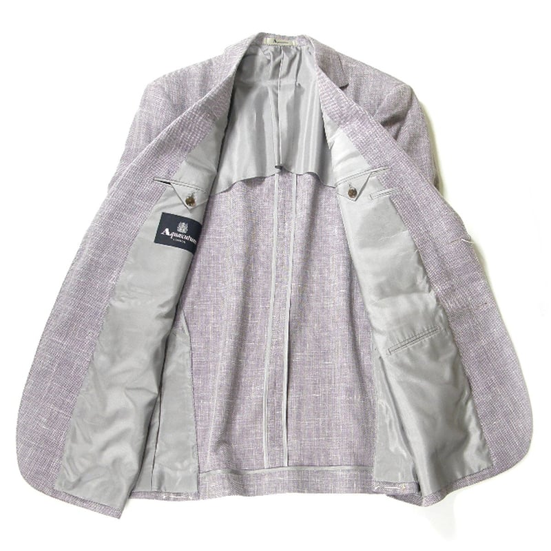 Aquascutum ／ アクアスキュータム ホップサック ジャケット 日本製