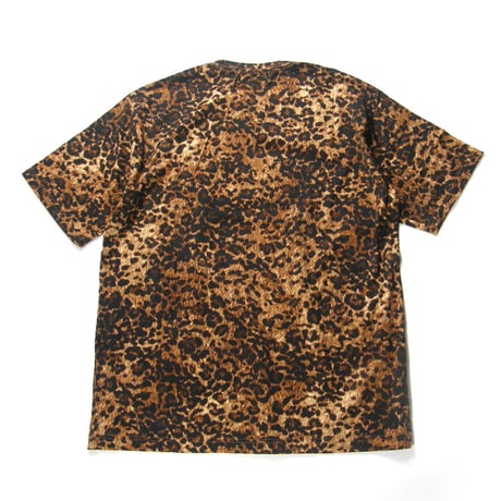 NEGATIVE DENIM ／ ネガティブデニム　天竺 コットン Tシャツ 日本製 レオパード ｜ オールシーズン　（No.350069）