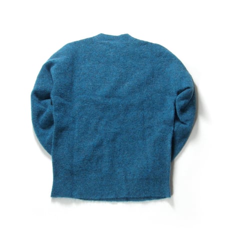 FILIPPO DE LAURENTIIS ／ フィリッポデローレンティス　ニット イタリア製 superkid mohair 稀少 スーパーキッドッモヘア セーター ブルー ｜ 秋冬　360596