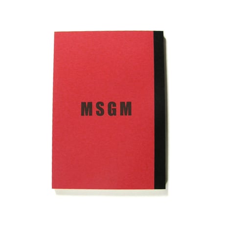 LIFE × MSGM COLLEGE ／ ライフ × エムエスジーエム カレッジ　NOBLE NOTE A5 日本製 ノーブルノート 方眼 レッド ｜ オールシーズン　（No.353891）