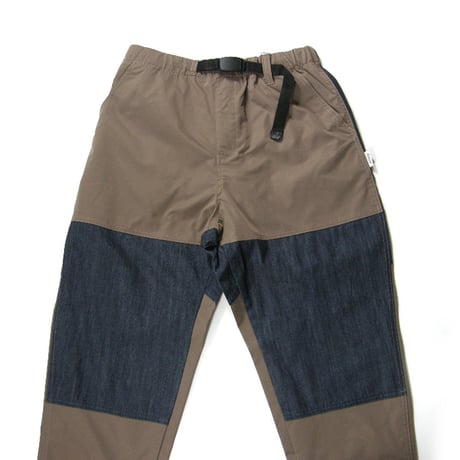Coleman × CORDURA ／  コールマン × コーデュラ　  デニム 切替 クライミングパンツ ウェビングベルト パンツ ｜ 春夏 雨の日　（No.350476）