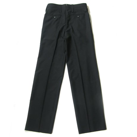 Fumiya Hirano THE TROUSERS × Harrisons ／ フミヤヒラノザトラウザーズ × ハリソンズ　Davis トラウザーズ 日本製 パンツ ブラック ｜ 春夏　370822