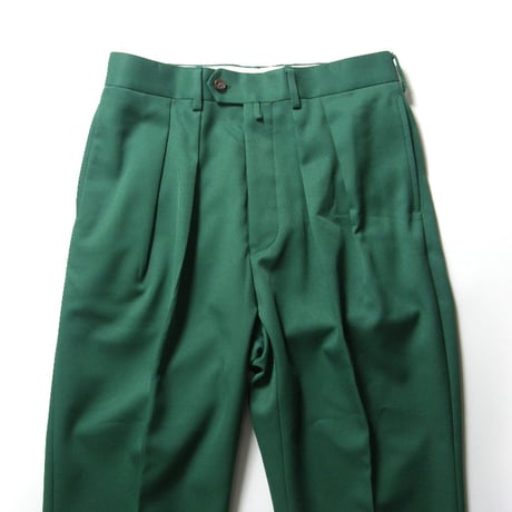 NEAT ／ ニート　トラウザーズ 日本製 T/C BRUSHED LINING STANDARD 裏起毛 パンツ グリーン ｜ 秋冬　（No.360577）
