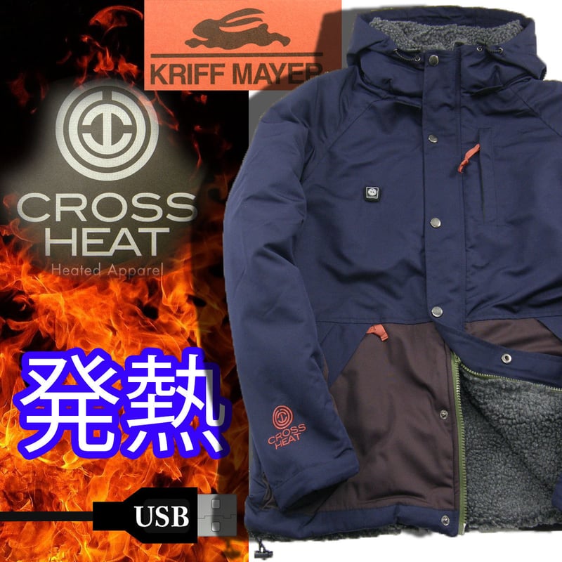 KRIFF MAYER × CROSS HEAT / クリフメイヤー クロスヒート USB電熱...