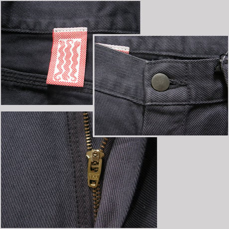 EVERYDAYS × FIFTH GENERAL STORE × JOURNAL STANDARD ／ エブリデイズ × フィフスジェネラルストア　ダブルニー ペインターパンツ デニム チャコール