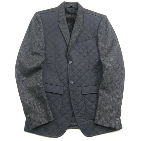 BURBERRY PRORSUM ／ バーバリープローサム　ツイード ヘリンボーン ジャケット イタリア製 キルティング ウール バーバリー ｜ 秋冬　（No.253582）