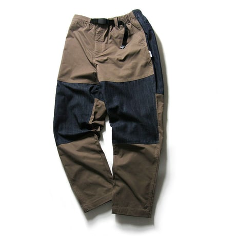 Coleman × CORDURA ／  コールマン × コーデュラ　  デニム 切替 クライミングパンツ ウェビングベルト パンツ ｜ 春夏 雨の日　（No.350476）
