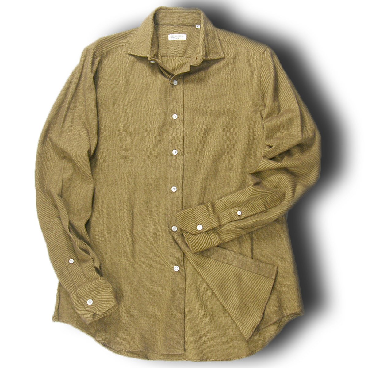 【美品】Salvatore Piccolo 長袖シャツ L イタリア製 Salvatore Piccolo ／ サルヴァトーレピッコロ 起毛 コットン 長袖