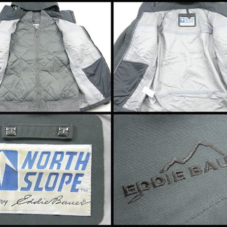 Eddie Bauer ／ エディーバウアー　グースダウンジャケット ライナー付き 防水 防風 ブルゾン パーカー アウター NORTH SLOPE WEATHER EDGE ｜ 秋冬