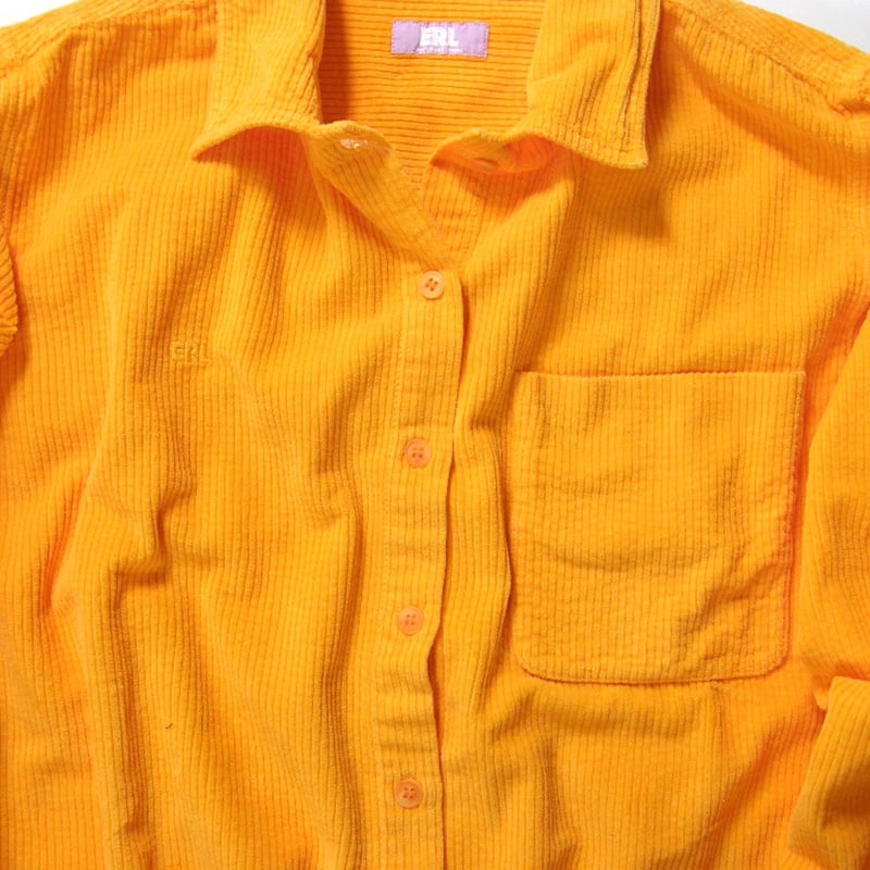 ERL ／ イーアールエル コーデュロイ シャツ アウター 長袖シャツ