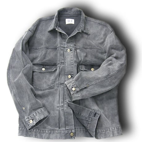 TRIPLE DOUBLE ／ トリプルダブル　デニムジャケット 日本製 ストレッチ デニム トラッカージャケット Gジャン ｜ 春 秋冬