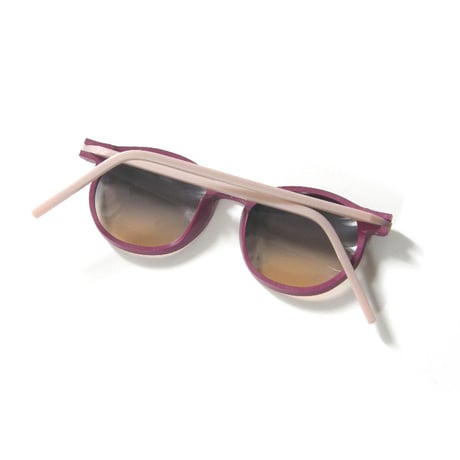 PLASTICDELUX × CARL ZEISS VISION CR39 ／ プラスティックデラックス × カールツァイス　紫外線99.9％カット サングラス パープル ピンク