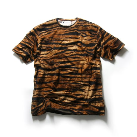 NEGATIVE DENIM ／ ネガティブデニム　天竺 コットン Tシャツ 日本製 タイガー ｜ オールシーズン　（No.350070）