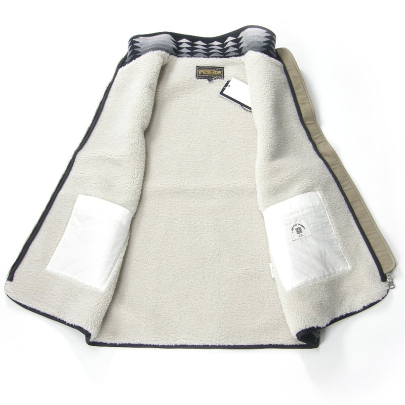 PENDLETON × bill wall leather カーディガン XL ペンドルトン×ビルウォールレザー、特製シルバーパーツ付き