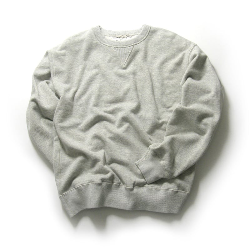 Stead ／ ステッド ダブルVガゼット 吊り裏毛 スウェット 日本製