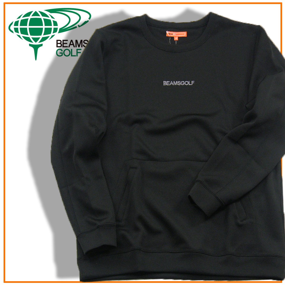 BEAMS GOLF ORANGE LABEL バーチカルニット プルオーバー-