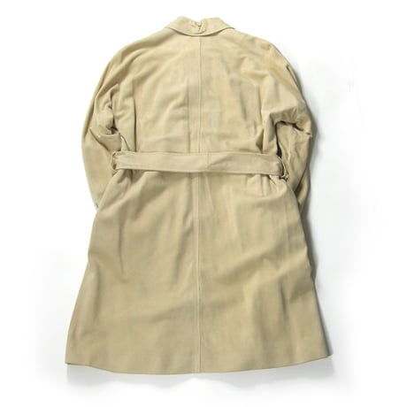 RALPH LAUREN BLACK LABEL ／ ラルフローレン ブラックレーベル　羊革 ヌバックレザー コート USA製 ベージュ ｜ 秋冬　（No.271257）