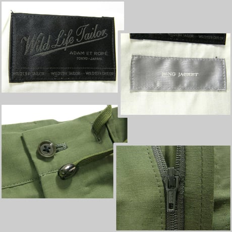 RING JACKET for WILD LIFE TAILOR ／ リングヂャケット ワイルドライフテーラー　ノルマンディ フレンチリネン スラックス パンツ 日本製 リングジャケット ｜ 春夏