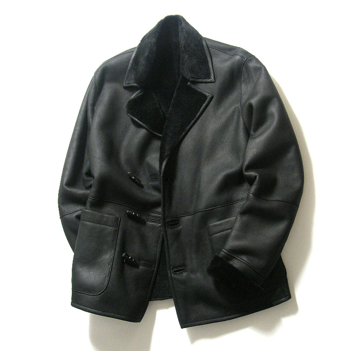 DKNY ／ ダナキャランニューヨーク 羊革 リバーシブル コート ムートン