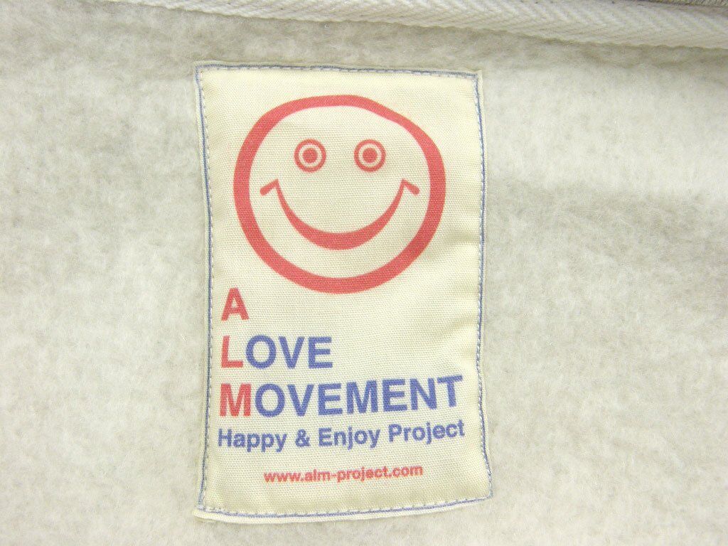 A LOVE MOVEMENT / ア ラブ ムーブメント　カシミア パーカー 日本製 グレー カシミヤ Firsthand ファーストハンド  アラブムーブメント