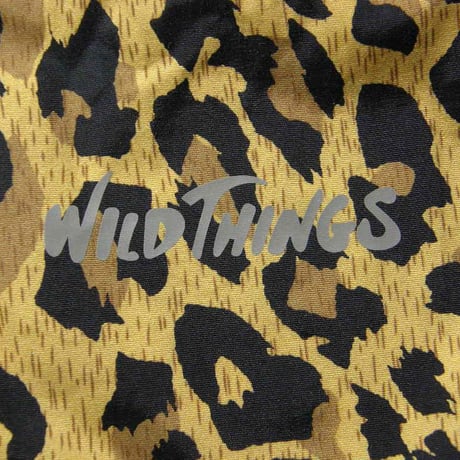 WILD THINGS ／ ワイルドシングス　プルオーバー 半袖シャツ ノーカラー クルーネック Tシャツ レオパード ｜ 春夏