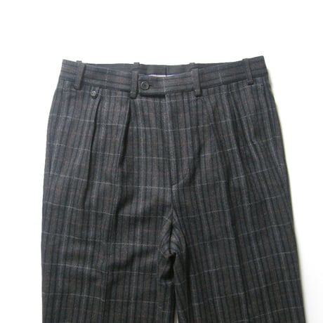 BERNARD ZINS × EDIFICE ／ ベルナールザンス × エディフィス　BELLECHASSE トラウザーズ スラックスパンツ グレー ｜ 秋冬　（No.360614）