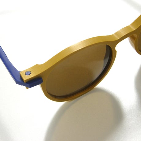 PLASTICDELUX × CARL ZEISS VISION CR39 ／ プラスティックデラックス × カールツァイス　紫外線99.9％以上カット サングラス イエロー ブルー