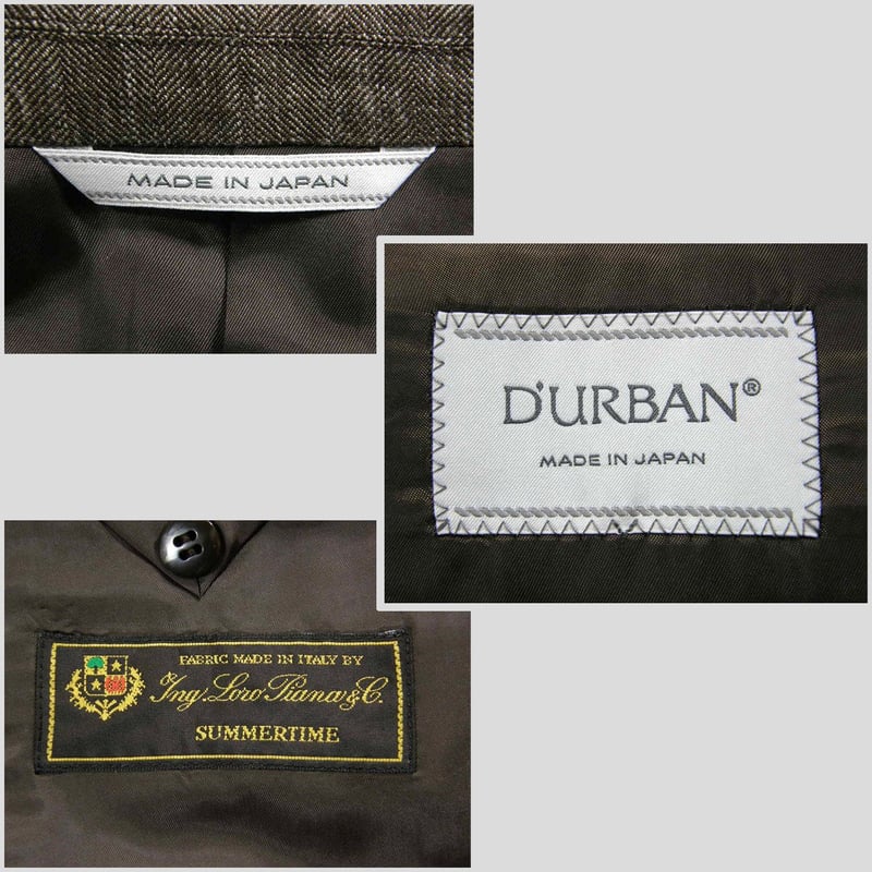 D'URBAN × Loro Piana ／ ダーバン × ロロピアーナ メランジ ジャケット
