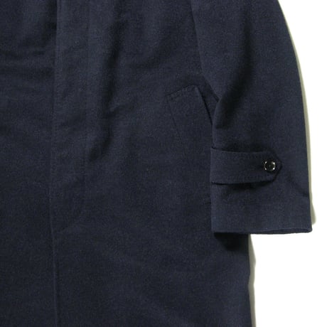 D'URBAN × Loro Piana ／ ダーバン × ロロピアーナ　カシミヤ ステンカラーコート 日本製  ネイビー レナウン ｜ 秋冬　（No.321648）