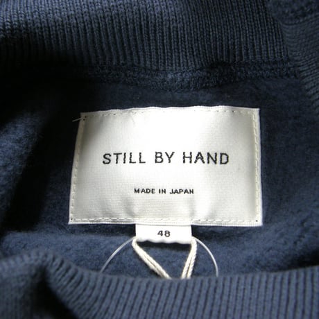 STILL BY HAND ／ スティルバイハンド　ハイネック スウェット 日本製 タートルネック タートル モックネック 裏起毛 トレーナー サドルスリーブ ｜ 秋冬　（No.360589）