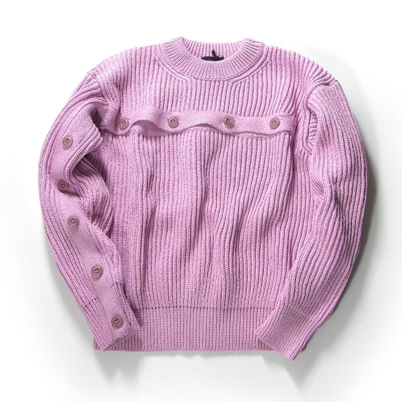 Omar Afridi knit 46 / オマール アフリディ ニット 46 Omar Afridi ／ オマールアフリディ コットンニット クルー