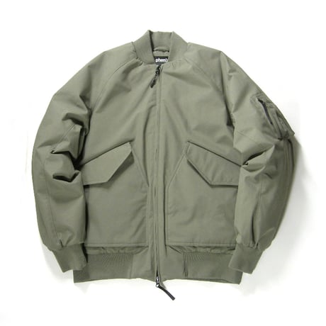 +phenix × WINDSTOPPER プロダクト by GORE‑TEX LABS ／ プラスフェニックス × ウィンドストッパー ゴアテックス　MA-1 ダウンジャケット ｜ 秋冬