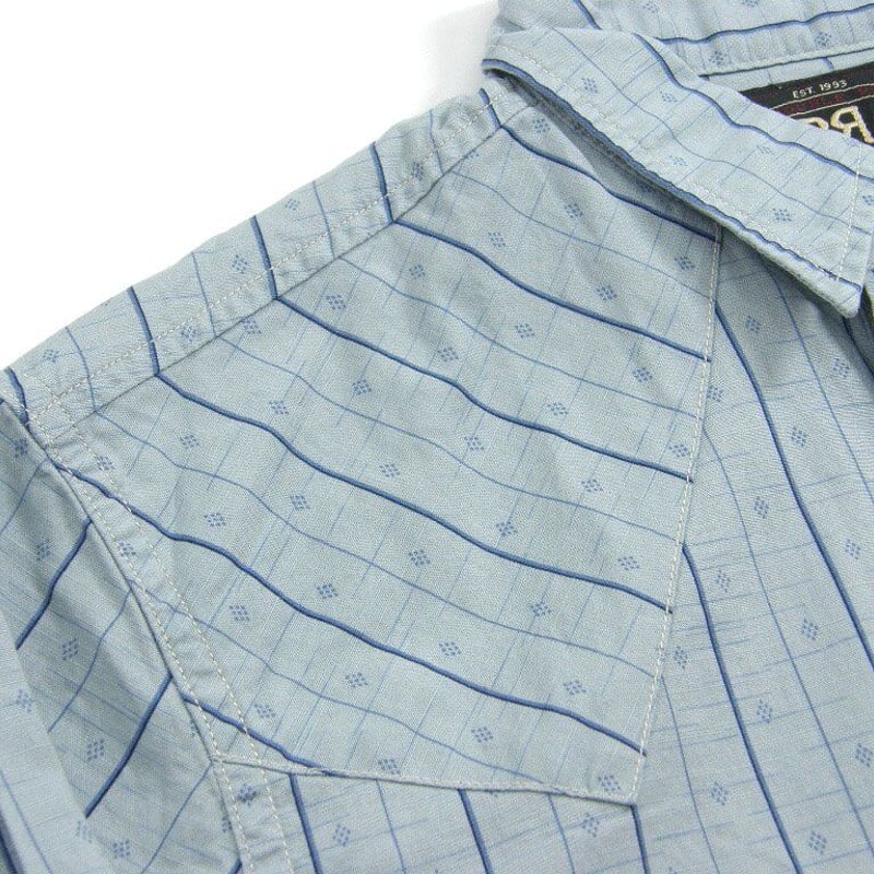 RRL ビンテージ加工シャツ RRL / ダブルアールエル 長袖 シャツ ヴィンテージ加工 コットン