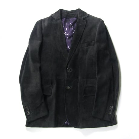 Brioni ／ ブリオーニ　牛革 スエードレザー ジャケット イタリア製 ブラック ｜ 秋冬　（No.272498）