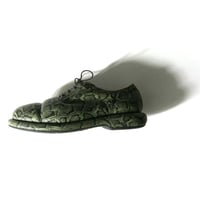 Clarks × Martine Rose ／ クラークス × マーティンローズ　CUR Oxford スネーク オックスフォード レザー シューズ グリーン ｜ オールシーズン