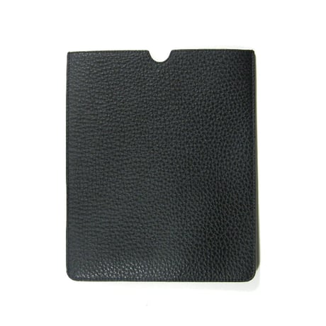 JEANPAULKNOTT ／ ジャンポールノット　A5サイズ iPad タブレット ケース カーフレザー グレイン エンボス ブラック ｜ オールシーズン　（No.280364）