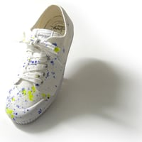Spring Court × BEAMS LIGHTS ／ スプリングコート × ビームスライツ　G2 CANVAS スプラッシュペイント スニーカー スペイン製 42 ｜ オールシーズン