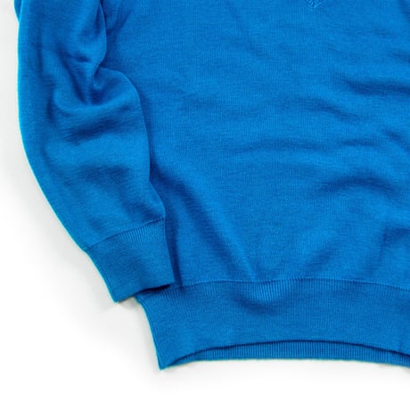 artens ／ アーテンス　ウール Vネック ニット 日本製 WOOL PIECE DYE KYO 青 ブルー ｜ 秋冬　（No.351807）