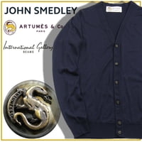 JOHN SMEDLEY × ARTUMES & Co. × International Gallery BEAMS ／ ジョンスメドレー アルテュメスアンドコー ビームス　BURLEY カーディガン
