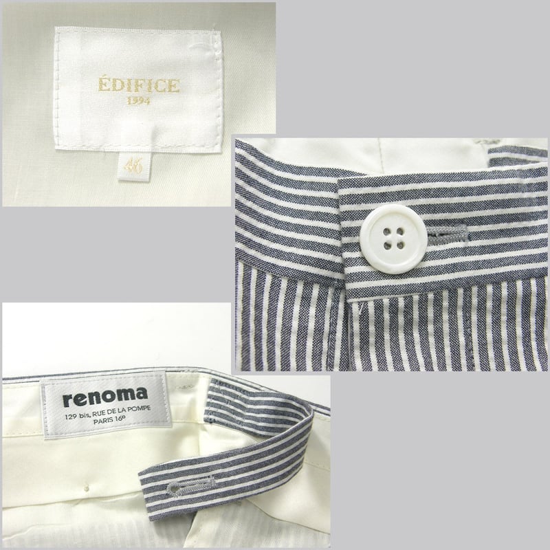 renoma PARIS × EDIFICE ／ レノマ パリス × エディフィス セミフレア