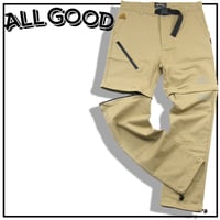 ALL GOOD ／ オールグッド　ハーフパンツにもなる 2WAY ストレッチ パンツ クライミング ショートパンツ ｜ オールシーズン