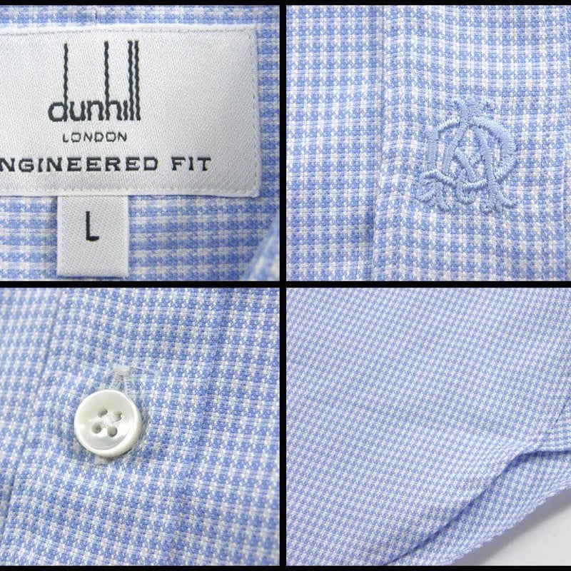 dunhill / ダンヒル 長袖シャツ ポルトガル製 ENGINEERED FIT コットン...