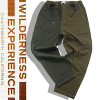 WILDERNESS EXPERIENCE ／ ウィルダネスエクスペリエンス　ナイロン ストレッチ クライミング パンツ ダブルベルト オリーブ グリーン ｜ オールシーズン